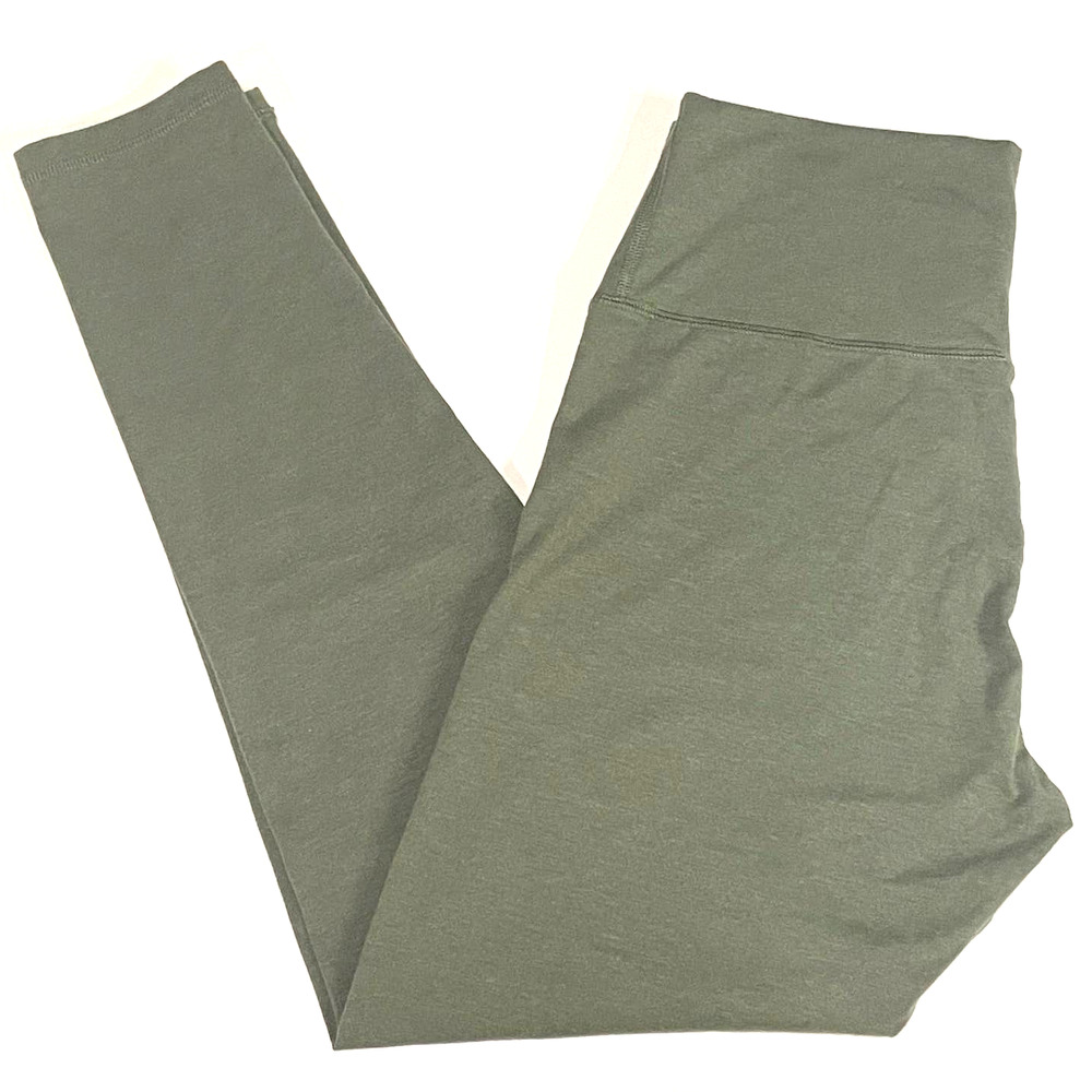 Aerie Womens Cutout Leggings Size L Olive Green - Picture 5 of 10